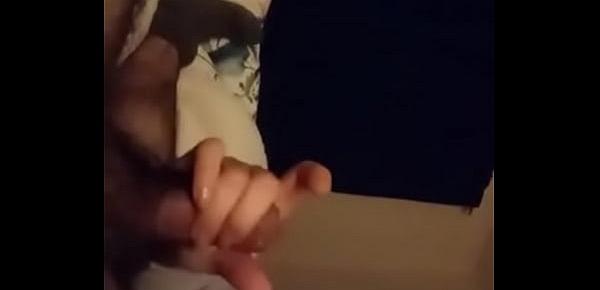  Milf gives me a rich blowjob for free
